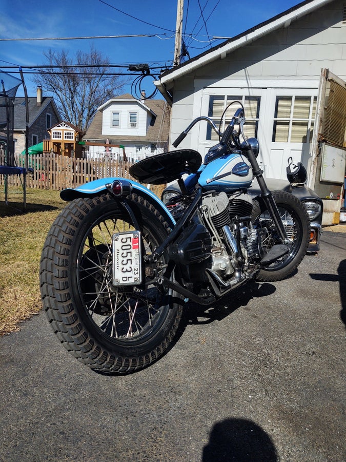 1945 Harley U mild custom